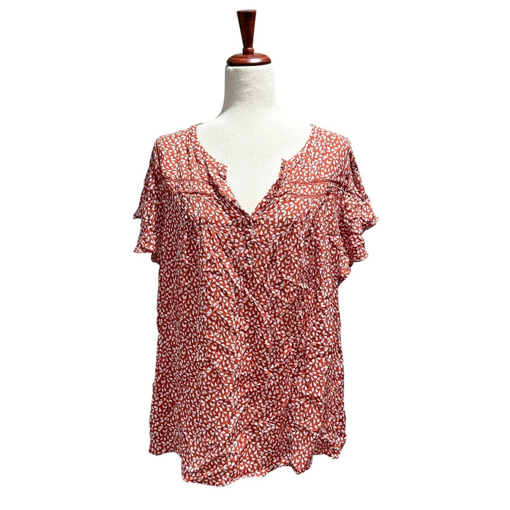 Pale Sky Women's 2X‎ Top Burnt Orange Texas Longhorns Game Day UT Austin Shirt